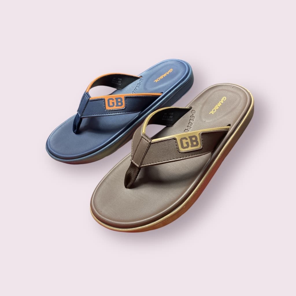 GAMBOLรองเท้าแตะหนีบรุ่นGM41145siez40-44สีดำ/ครีม/น้ำตาล/เทาเข้ม รูปที่ 7