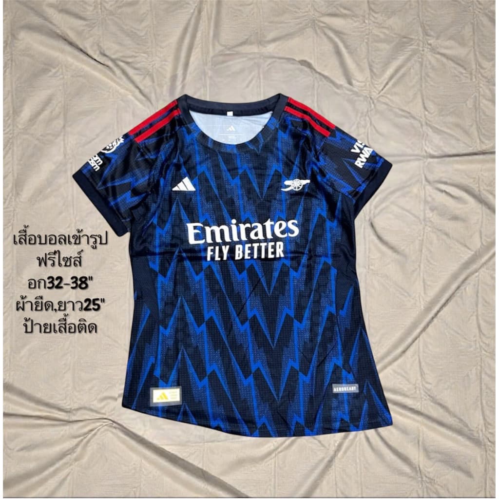 เสื้อบอลเสื้อกีฬาผู้หญิงขนาดฟรีไซร้อกอก32ถึง38ทรงเข้ารูปป้ายห้อยxLผ้านิ่มเย็นใส่สบาย รูปที่ 6