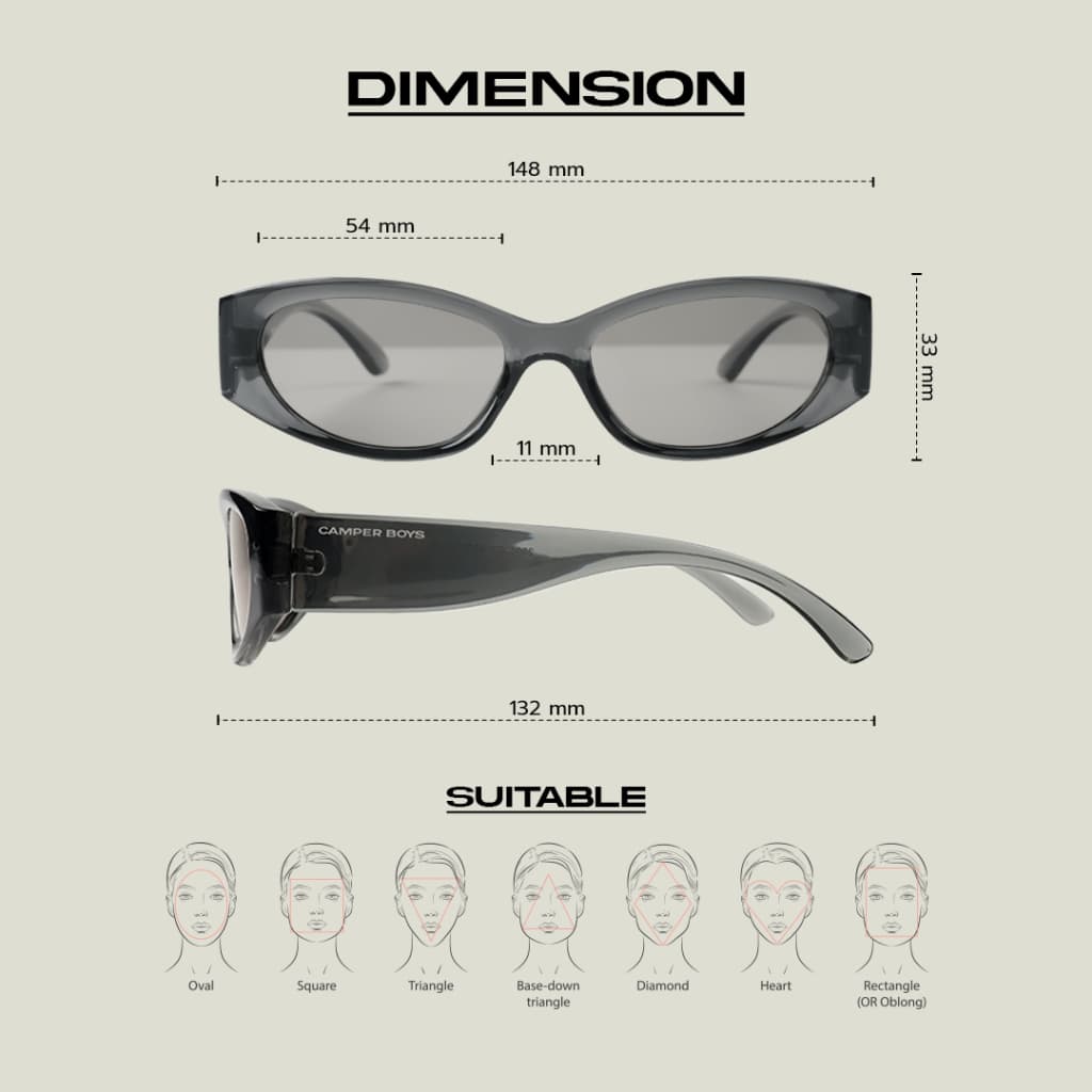 URBAN HIKER SUNGLASSES: SUMMIT SHADE แว่นกันแดดที่ทรงเป็นสไตล์ Gorpcore ใส่ได้ทั้งเดินป่าและในเมือง รูปที่ 7