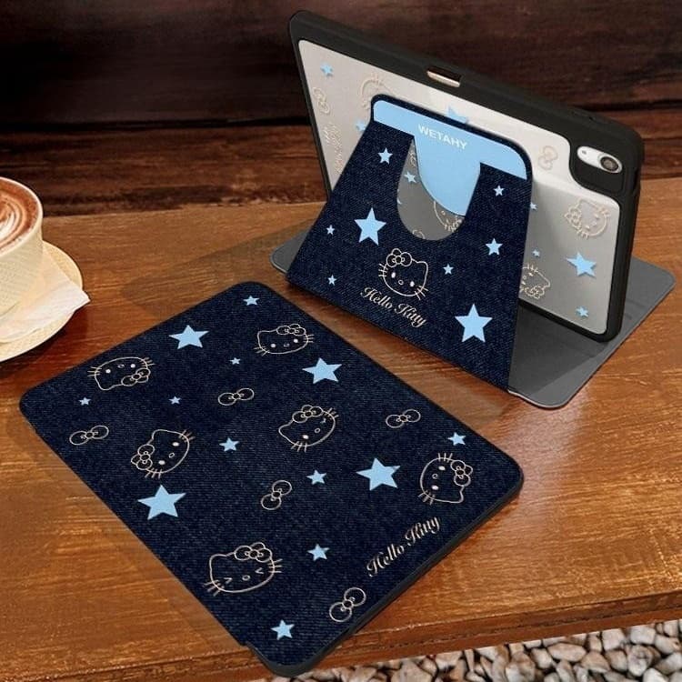 จัดส่งทันทีเคสไอแพด การหมุน 360 องศา Hellokitty Air8 11 Gen9 Air7/6 13 Star เคสiPad Gen6 Air5 รูปที่ 6