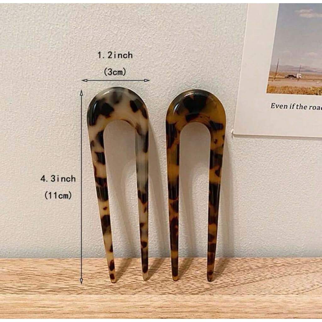ปิ่นทำผมสไตล์ฝรั่งเศส French Hair Pin ปิ่นปักผม รวบผมทรงตัว U French Twist Hairstyle รูปที่ 9