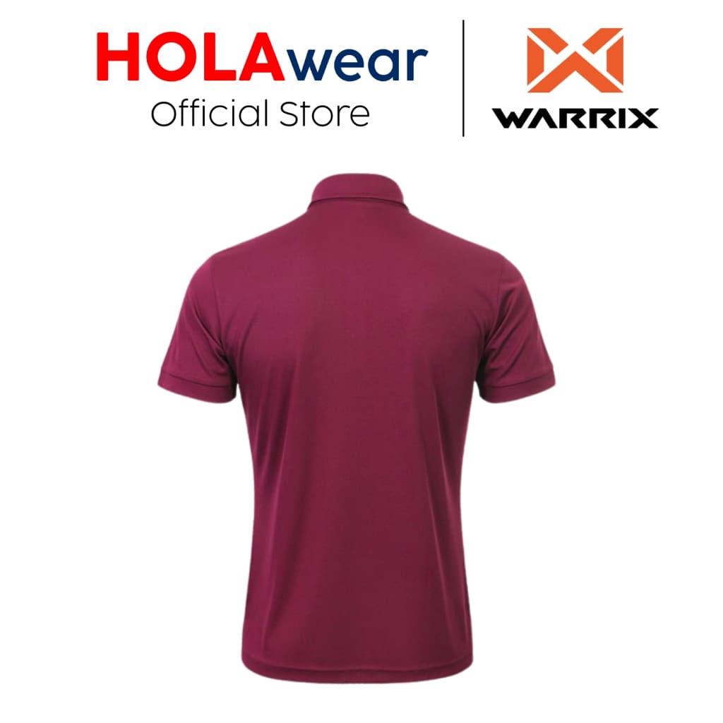 เสื้อโปโล Warrix 252PLACL30 รุ่น LINEX POLO SHIRT ผ่าชายข้าง โลโก้ปัก รุ่นใหม่2025 รูปที่ 5