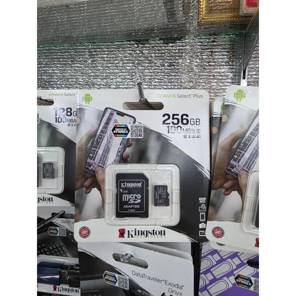 32GB-256GB Kingston เมมโมรี่การ์ดคิงส์ตัน​ CLASS10 micro SD card กล้องติดรถ เมมกล้องวงจรปิด รูปที่ 7