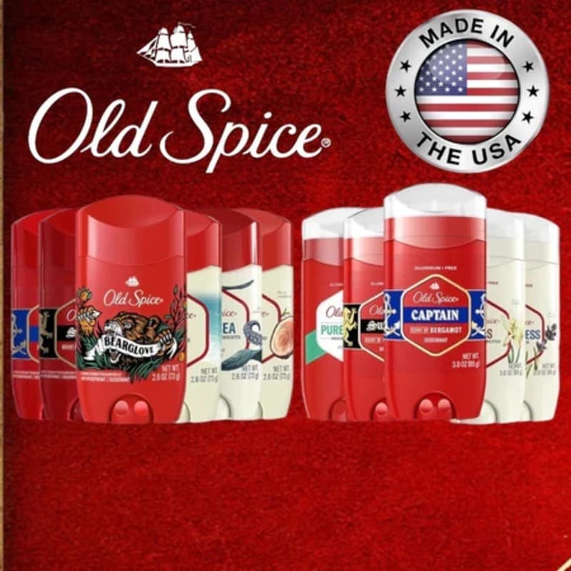 กลิ่นหอมOld Spice โรลออน ระงับกลิ่นกาย 85g 72ชั่วโมง Captian/Pure sport Anti-perspirant/Deodorant โอลด์สไปซ รูปที่ 2