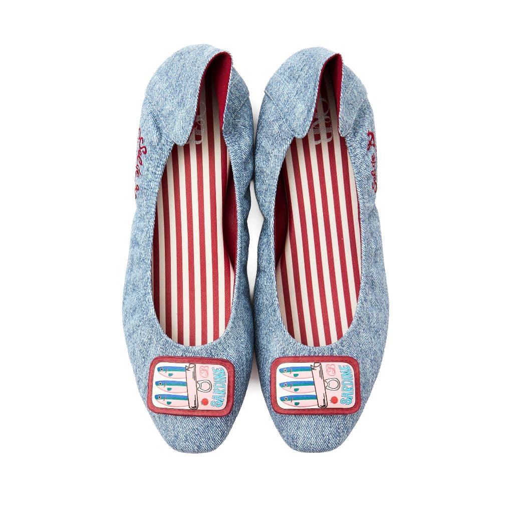 O&B รองเท้าหนังแกะแท้ รุ่น AUDREY CAPARICA IN LISBON BLUE-11286SA09738F_S6BLXX รูปที่ 1