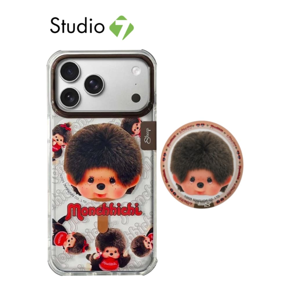 Sheep x Monchhichi เคส iPhone 17 Pro / 17 Pro Max Magsafe ลาย Monchhichi by Studio7 รูปที่ 1