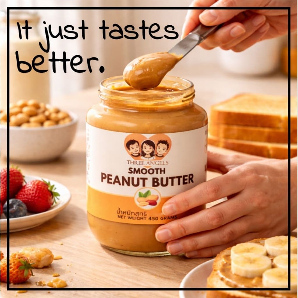 Peanut Butter เนยถั่วลิสง 100% | Best Price ราคาที่ดีที่สุด |ส่งเร็ว Fast Shipping | No Oil No Sugar No Salt | 100g-450g รูปที่ 3