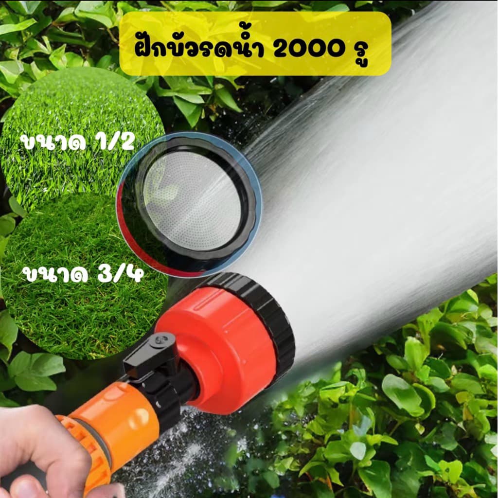 NP-63 ฝักบัวรดน้ำ 2000 รู ขนาด 4หุน ฝักบัวรดน้ำแคคตัส ฝักบัวรดน้ำบอนไซ ฝักบัวรดน้ำต้นไม้ รูปที่ 1