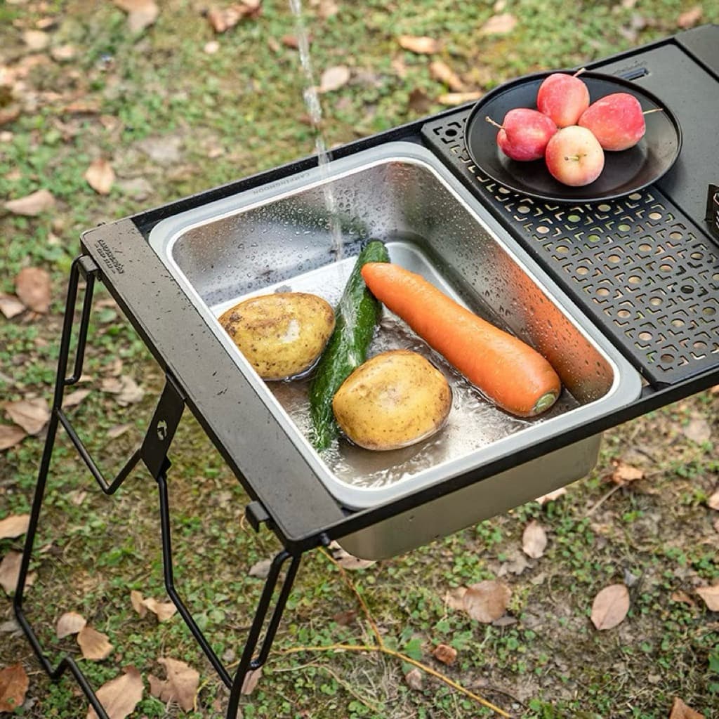 โต๊ะเหล็กพับ Campingmoon รุ่น CK-3650 | IGT 2 Unit พร้อมอุปกรณ์เสริม สามารถต่อออกข้างได้ รูปที่ 9