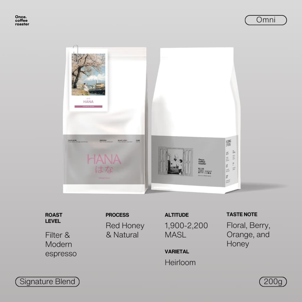 เมล็ด Hana Ethiopia Blend Omni คั่วอ่อนถึงกลาง รูปที่ 2