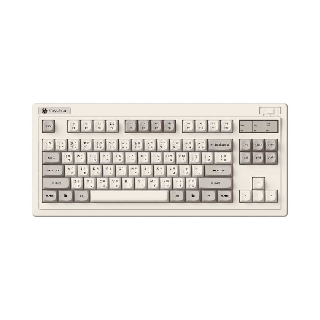 Keychron R3 Retro 80% layout Wireless Mechanical Keyboard Mac/WIns Retro style keyboard รับประกันศูนย์ไทย 2 ปี รูปที่ 2