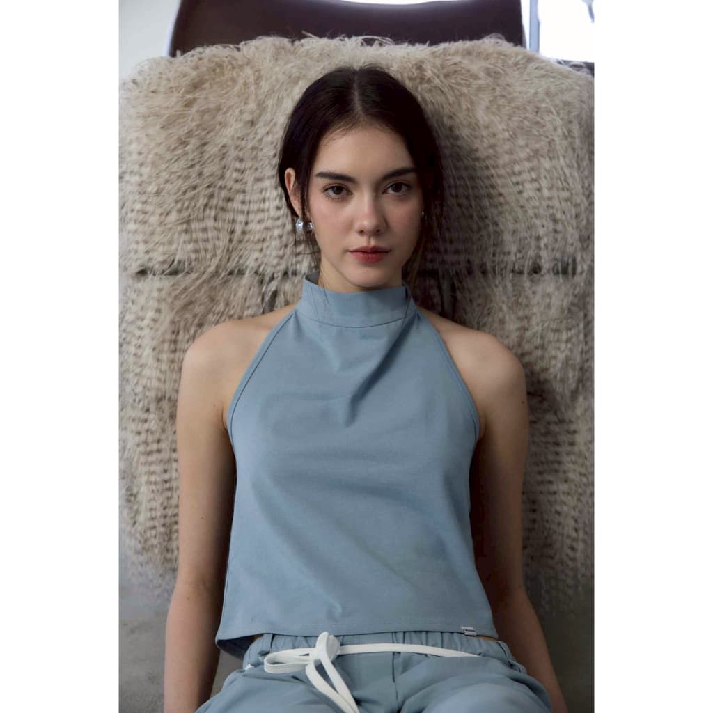 Jardin Top - เสื้อกล้ามคล้องคอเปิดหลัง รูปที่ 3