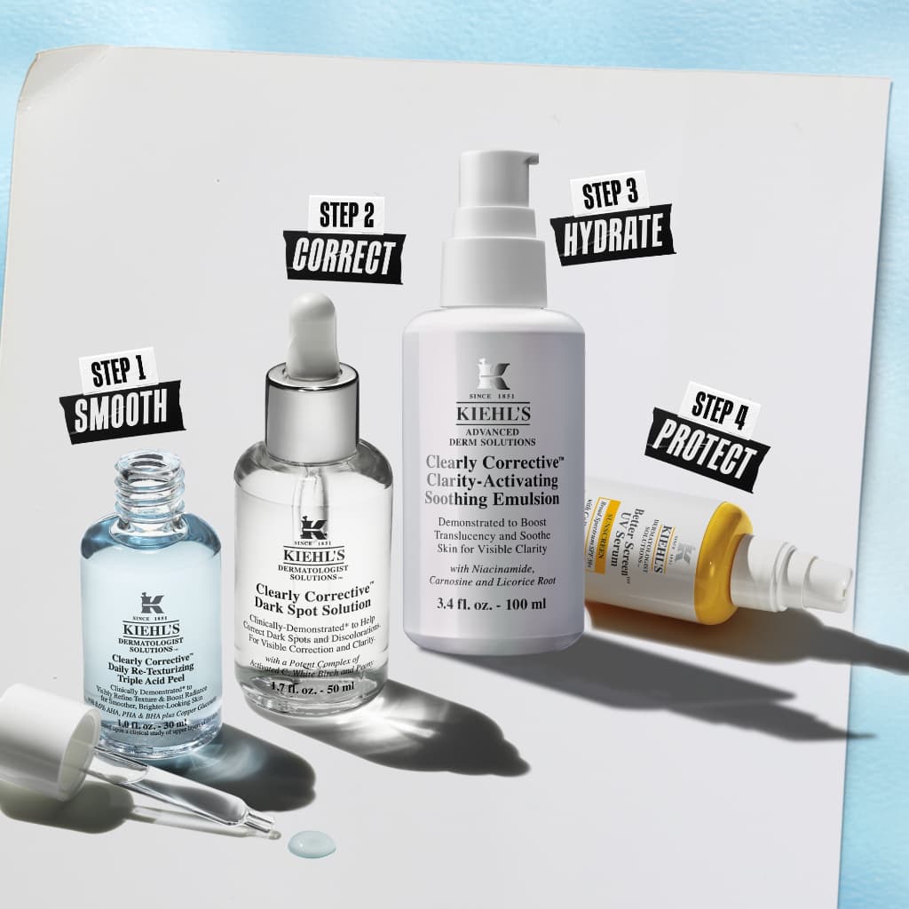 KIEHL'S CLEARLY CORRECTIVE DAILY RE-TEXTURIZING TRIPLE ACID PEEL 50ML คีลส์ เซรั่มผลัดเซลล์ผิว รูปที่ 8