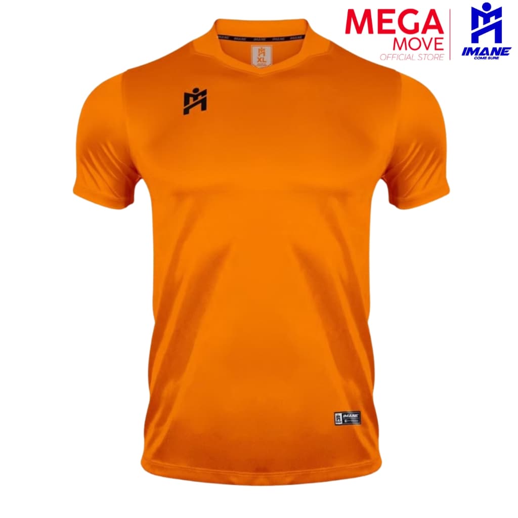 IMANE เสื้อฟุตบอลคอวี เบสิค รุ่น PREMEIRO II โลโก้ 3D Transfer ลายไม้ สีล้วน ผ้าเงา รหัส IMA1006 รูปที่ 7