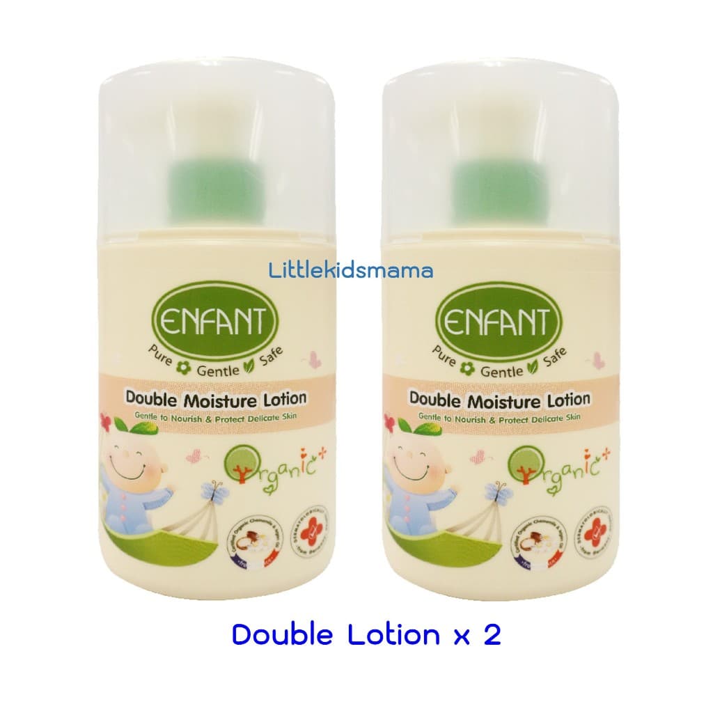 ENFANT ออแกนิค ดับเบิ้ล มอยส์เจอร์ โลชั่น ใช้ได้ตั้งแต่เด็กแรกเกิด 250ml. รูปที่ 1