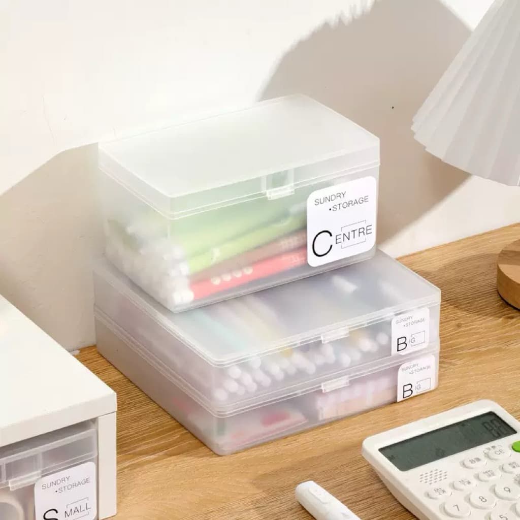 Storage Box – กล่องพลาสติกใสเก็บของจิ๋ว | กล่องนามบัตร การ์ด เครื่องประดับ รูปที่ 2