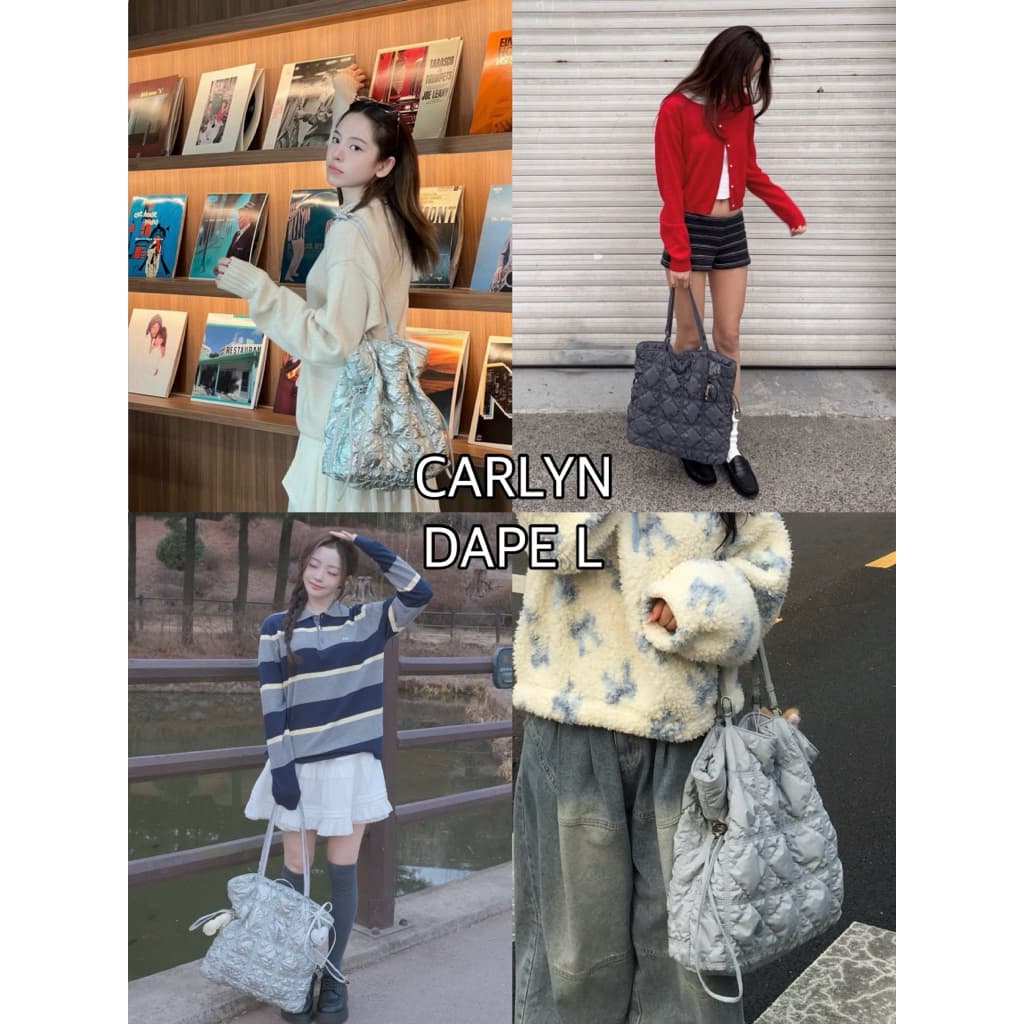 Carlyn Bag รุ่น Dape S / L สี Black/Fog Beige/Fog Blue/Fog Gray รูปที่ 3