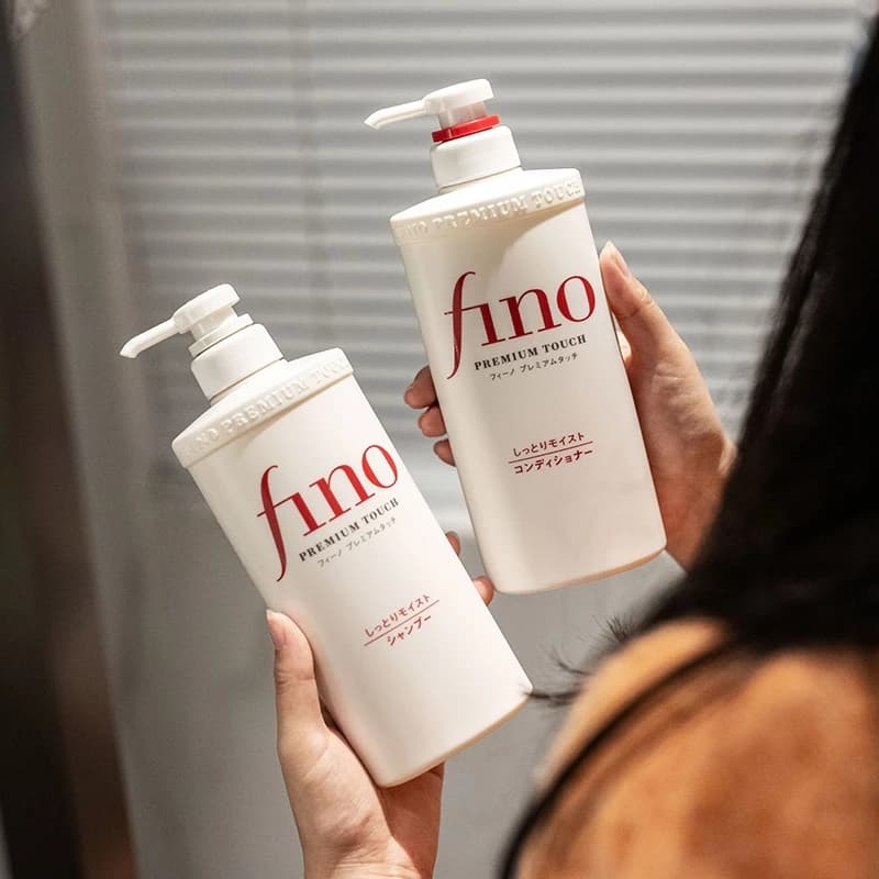 แชมพู / ครีมนวด Fino Premium Touch Hair Shampoo / Conditioner 550ml ช่วยฟื้นฟูผมเสีย เส้นผมแข็งแรง รูปที่ 2