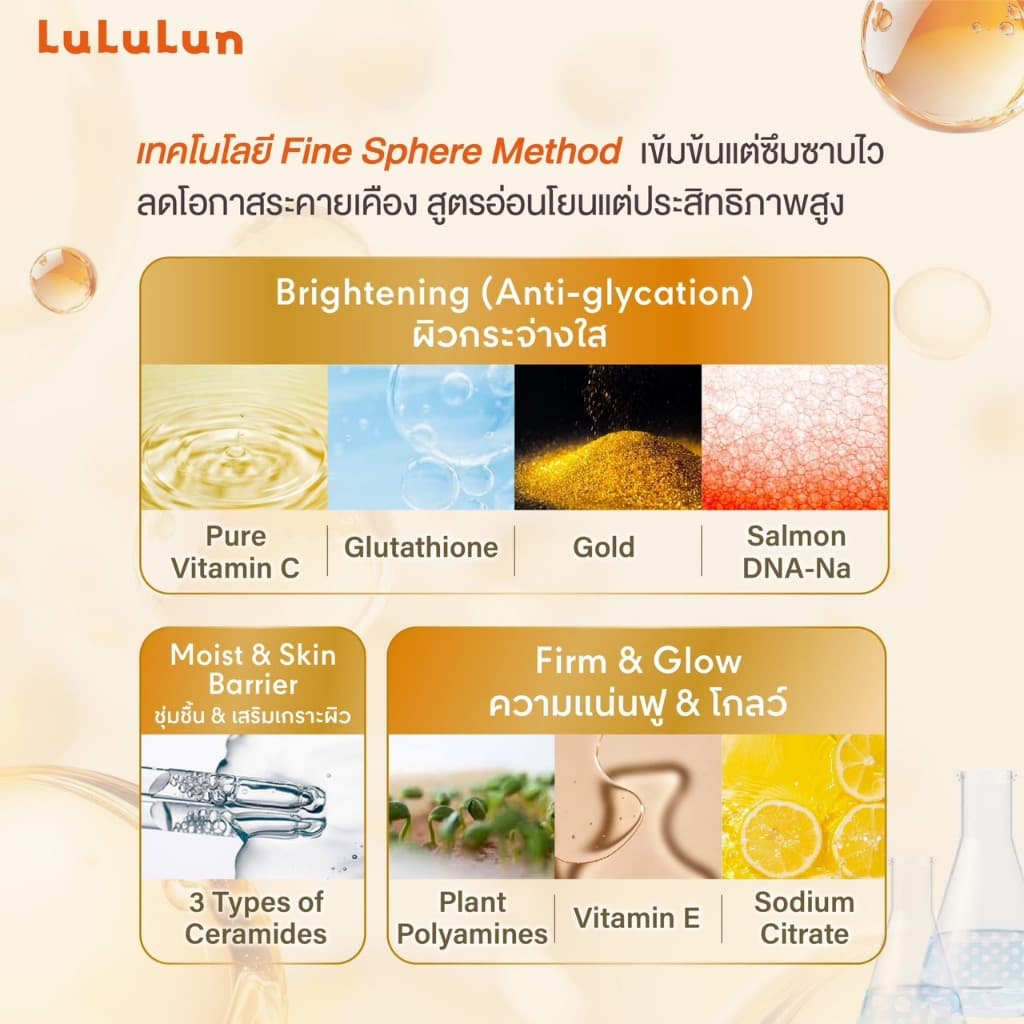 LuLuLun Aurabright Face Mask ลูลูลูน ออร่าไบรท์ แผ่นมาสก์หน้า เพื่อผิวบอบบาง มอบความกระจ่างใส รูปที่ 4