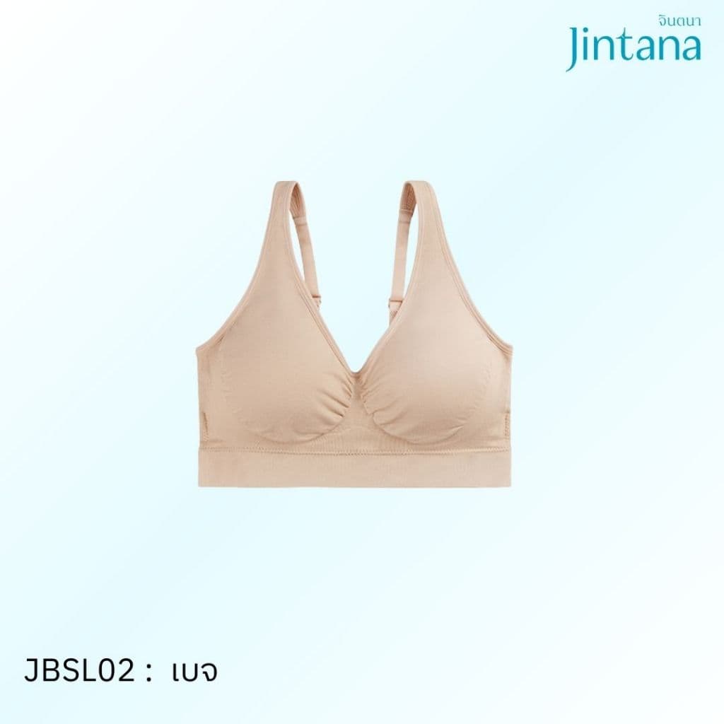 Jintana เสื้อชั้นใน จินตนา รุ่น Pure Comfort รหัส JBSL02 ไร้โครง ไร้ตะเข็บ ใส่สบาย รูปที่ 8