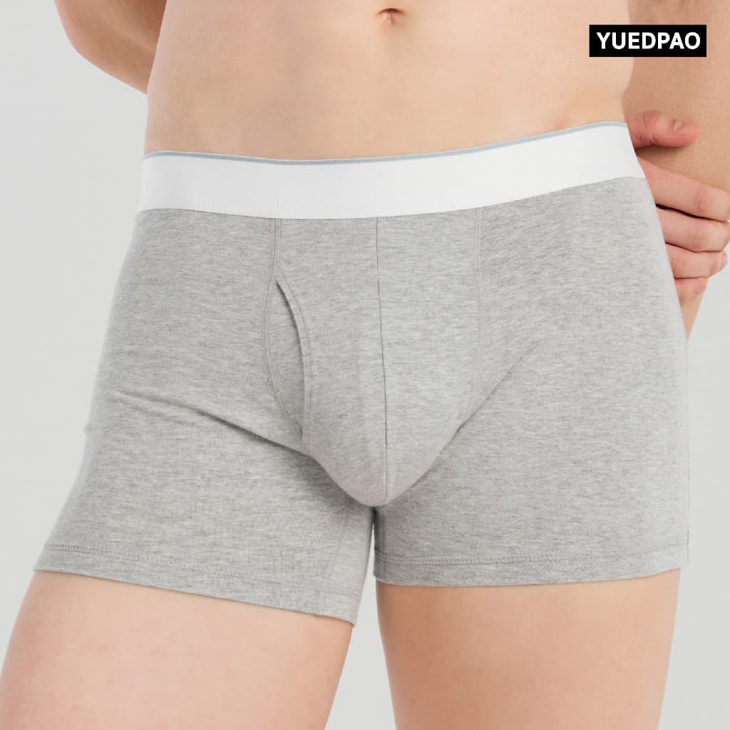 Yuedpao UNWEAR Men Boxer Briefs กางเกงในชายขาสั้น กางเกงใน cotton บ๊อกเซอร์ underwear ผ้านิ่ม ใส่สบาย กางเกงในยืดเปล่า รูปที่ 7