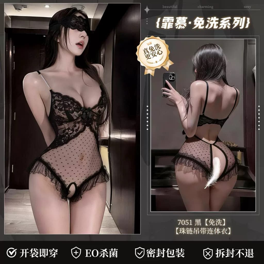 ชุดนอนบอดี้สูทเซ็กซี่ ชุดนอนไม่ได้นอน รุ่น BD1179 งานป้ายแท้ รูปที่ 5