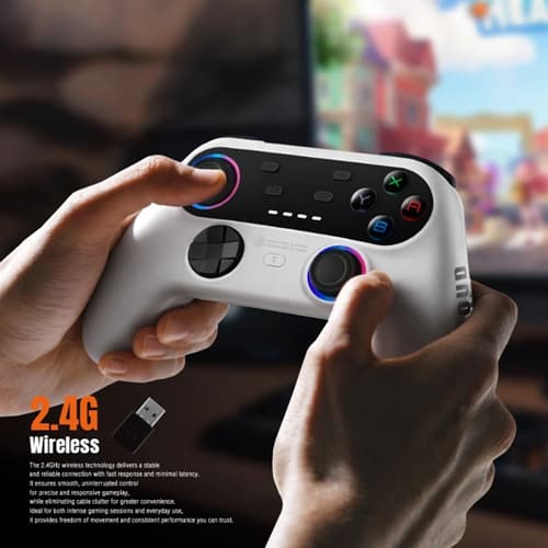 Neolution Cloud Control จอยเกมส์ไร้สาย ไฟRGB 3ระบบ แบต600mahใช้กับ PC/Android/iOS/Nintendo Analog Trigger ของแท้ศูนย์ไทย รูปที่ 6