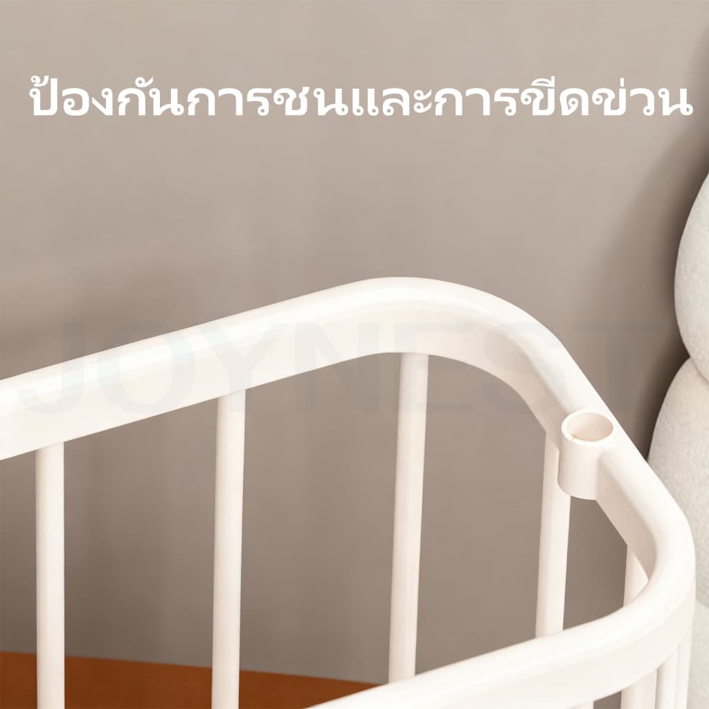 JOYNEST ตะกร้าซักผ้ามีล้อ ใส่ช่องแคบ เก็บผ้าสกปรก เคลื่อนย้ายสะดวก จุเยอะ แข็งแรง ทนทาน รูปที่ 7