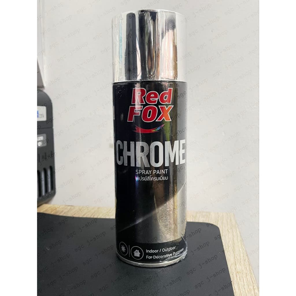 REDFOX สีสเปรย์ โครเมี่ยม Chrome Acrylic Spray Paint 255กรัม รูปที่ 7