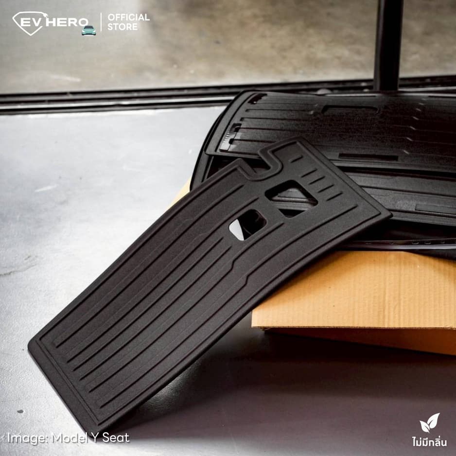 EV HERO Tesla ชุดพรมรถ 360° กระโปรงหลังหน้าและพื้นรถยนต์ All Weather Trunk & Floor Mats Model YL รูปที่ 7