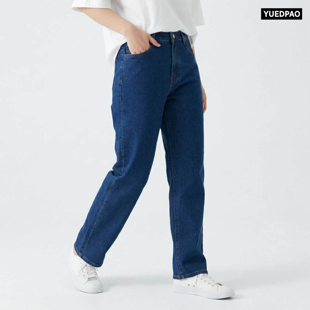 Yuedpao Smooth Flex Jeans กางเกงยีนส์ผู้ชายทรงกระบอก ยืดแต่ไม่ย้วย ยีนส์ยืด กางเกงยีนส์ รูปที่ 6