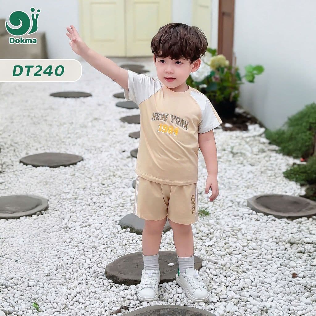 Dokma ชุดเซ็ทลูกชาย ไซส์ 6-36 เดือน ผ้าคอตตอน ผ้านุ่มๆ ใส่สบาย | BabyTrend รูปที่ 6