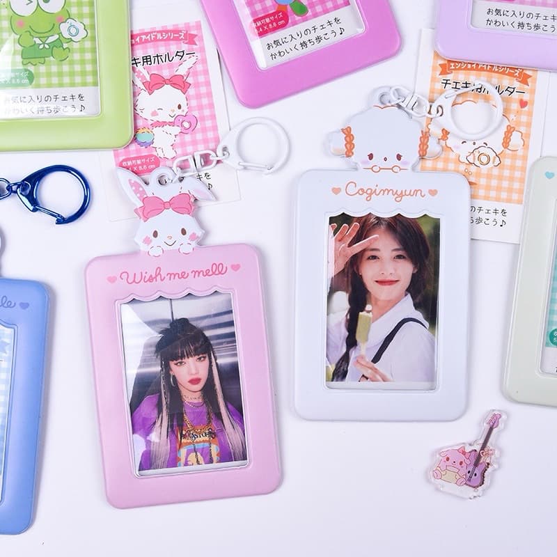 เฟรมการ์ด พวงกุญแจ card holder พวงกุญแจใส่รูป พวงกุญแจใส่บัตร พวงกุญแจใส่รูปไอดอล รูปที่ 9