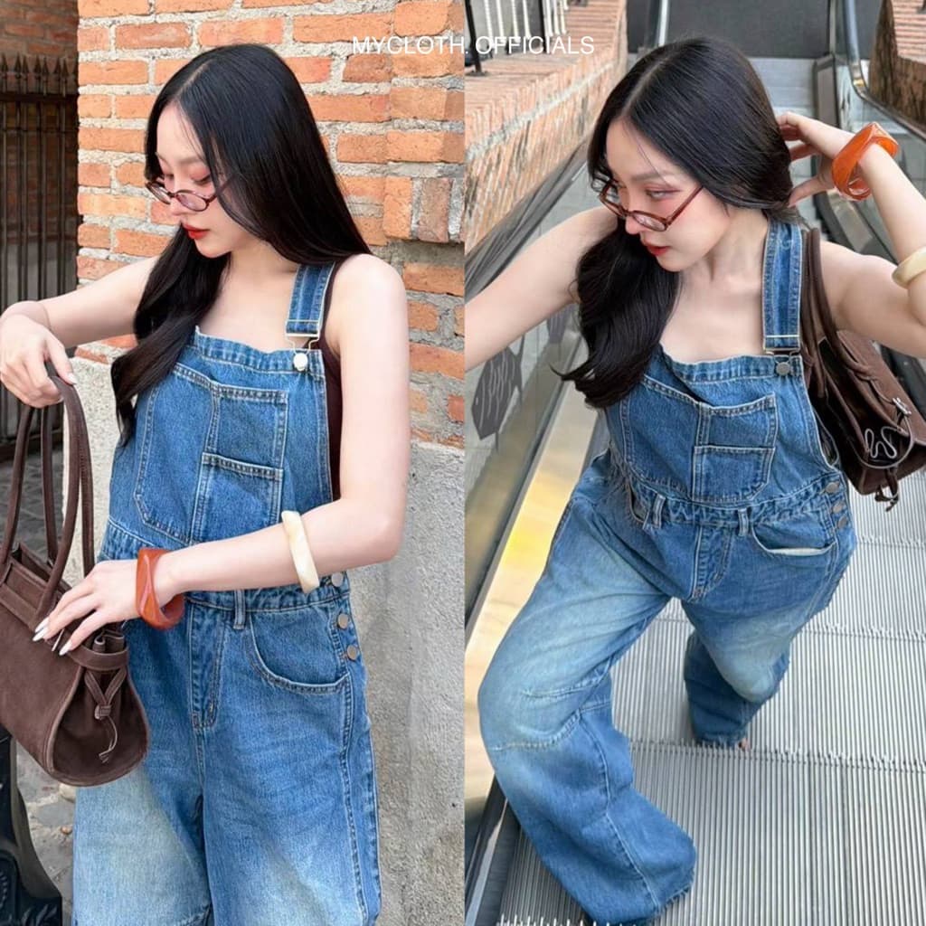 mycloth.officials - เอี๊ยมยีนส์ขายาวทรงกระบอกใหญ่ งานสีงานทรงสวยยยยมากก มีไซส์ใหญ่ รูปที่ 8