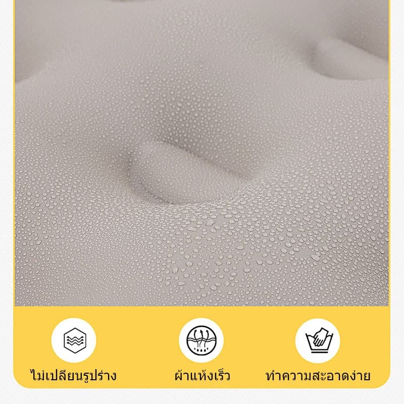 รับชุดซ่อมฟรีที่นอนเป่าลม Flocked ผ้ายางหนา เคลือบกำมะหยี่ 2/3/4/5/6ฟุต เตียงลมกลางแจ้ง รองรับทุกสัดส่วน รูปที่ 8