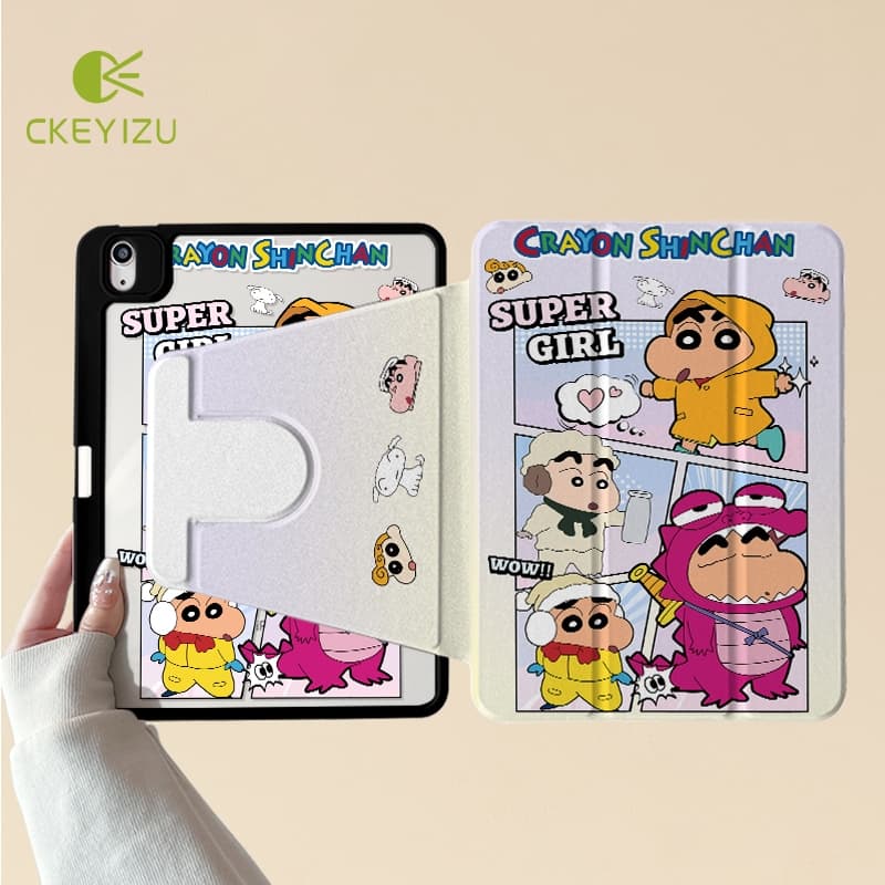 CKYZ เคสไอแพด for 10.2 gen7 gen8 gen9 เคสไอแพด 10.9/11 iPad air6 pro11 เคสไอแพด ปรับองศาได้360 องศา รูปที่ 5