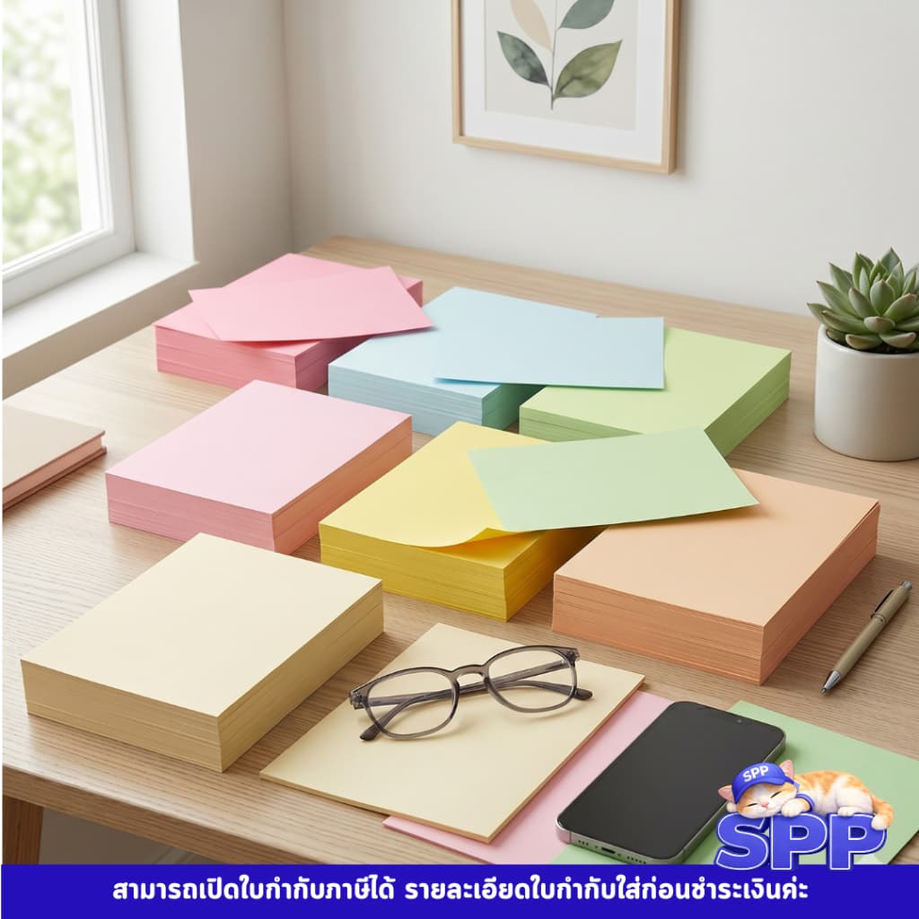 กระดาษสี 80 แกรม Clover บรรจุ A5 จำนวน 500 แผ่น รูปที่ 2