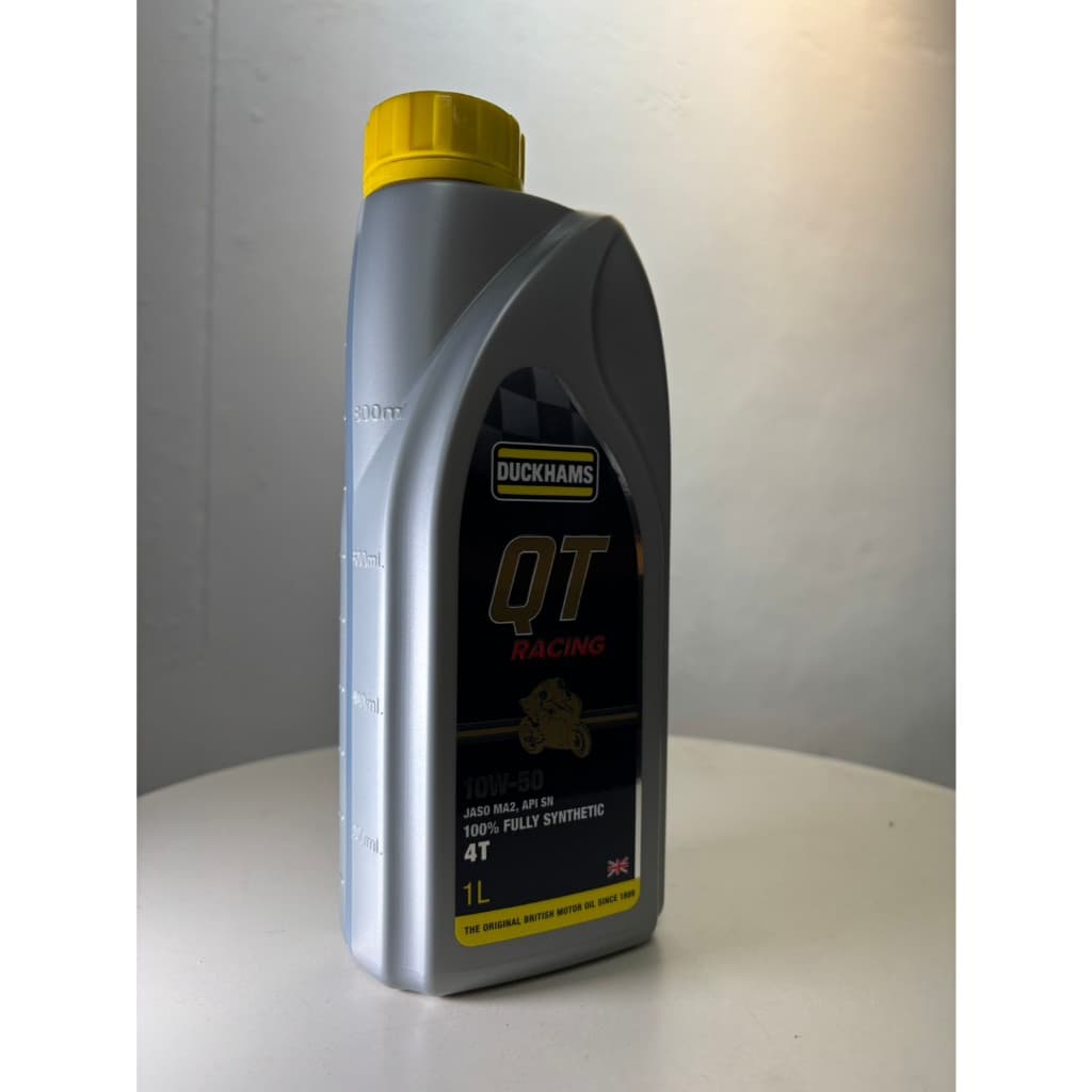 Duckhams QT Racing ขนาด1L น้ำมันเครื่องสังเคราะห์แท้100% Synthetic MA2 API SN สำหรับรถ 4 จังหวะ 10W-50 รูปที่ 7