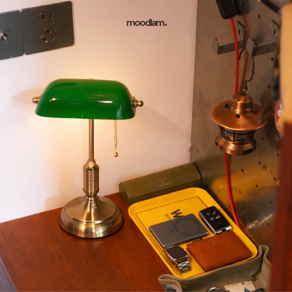 โคมไฟวินเทจ moodlam Atelier Table Lamp Vintage Lamp Ambient Desk Light Home Decor รูปที่ 1