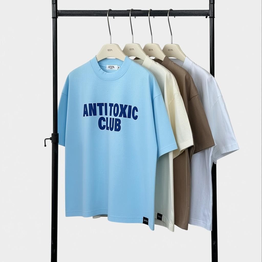 Atipashop - *01Antii Toxic T-Shirt | เสื้อยืดทรงBOXY ทรงบ็อกซี่ สกรีนลาย มีหลายไซส์ รูปที่ 5
