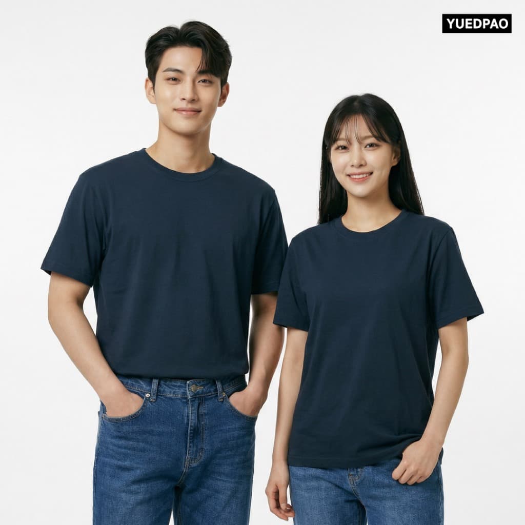Yuedpao Smooth Skin - Set Dark Tone เสื้อยืดคอกลม ผ้านุ่มลื่น เบาสบาย ระบายอากาศดี เสื้อยืดพื้น รูปที่ 8