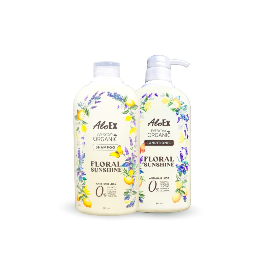 ALOEX EVERYDAY ORGANIC SHAMPOO FLORAL SUNSHINE 395 ml. รูปที่ 3