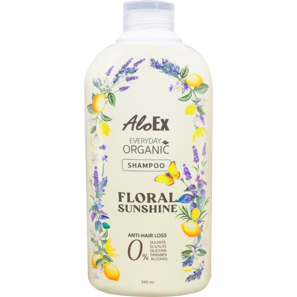 ALOEX EVERYDAY ORGANIC SHAMPOO FLORAL SUNSHINE 395 ml. รูปที่ 2