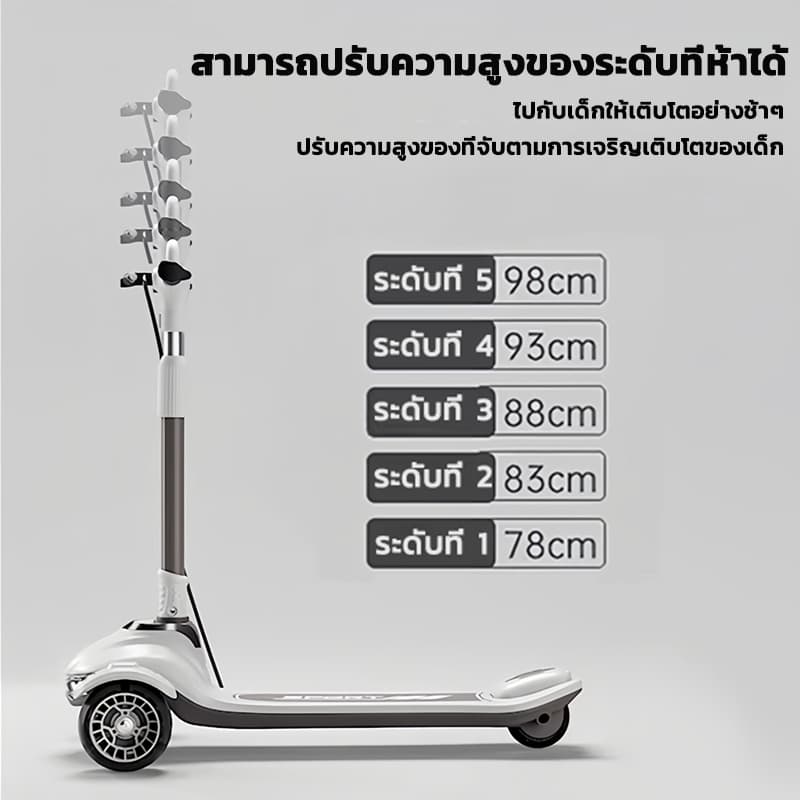baobaohao สกูตเตอร์เด็ก Scoot & Ride Highway Kick 1 สกู๊ตเตอร์ ใช่ฝึกทักษะทรงตัว รับประกัน 2 ปี รูปที่ 5