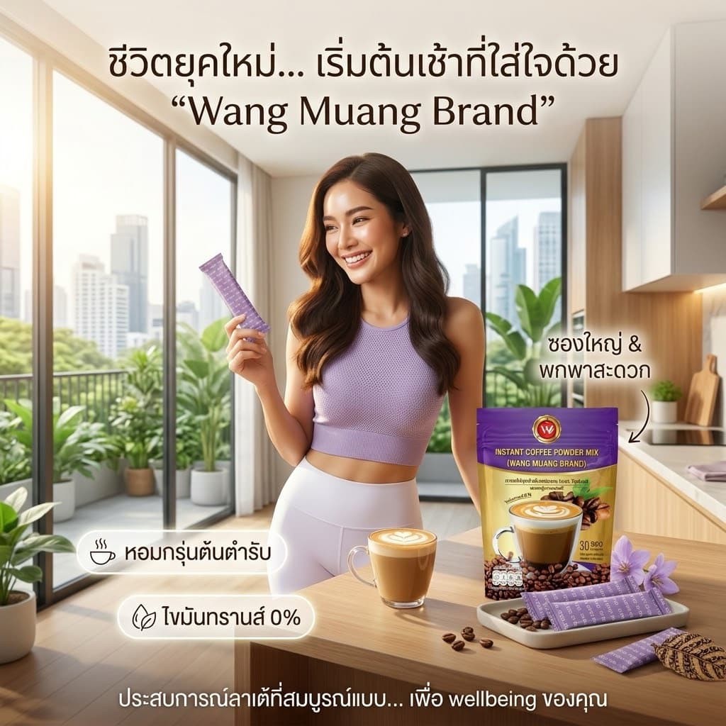 กาแฟวังม่วง ห่อสีม่วง รูปที่ 7