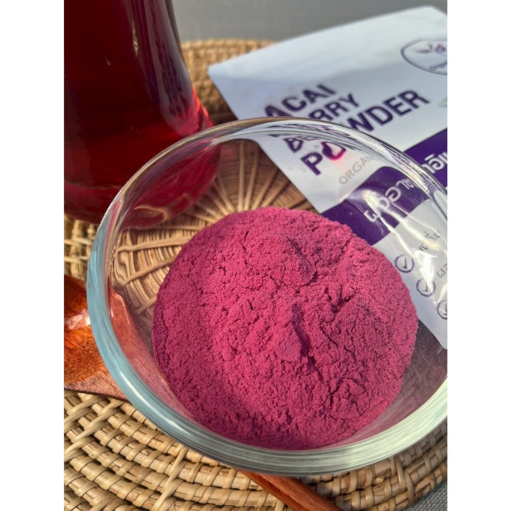 ผงอาซา อิเบอรี่ ออร์แกนิค ฟอร์ยู Organic for you แท้ 100% Acai Berry / ขนาด 100 กรัม รูปที่ 5