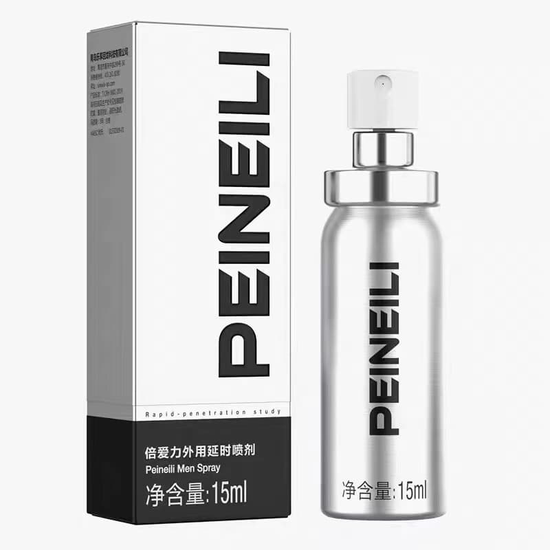 สเปรย์ยืดเวลา สำหรับผู้ชาย แพคเดี่ยว ของแท้ ไม่ระบุชื่อสินค้าหน้ากล่อง PEINEILI 15ml ซองเดี่ยว รูปที่ 1