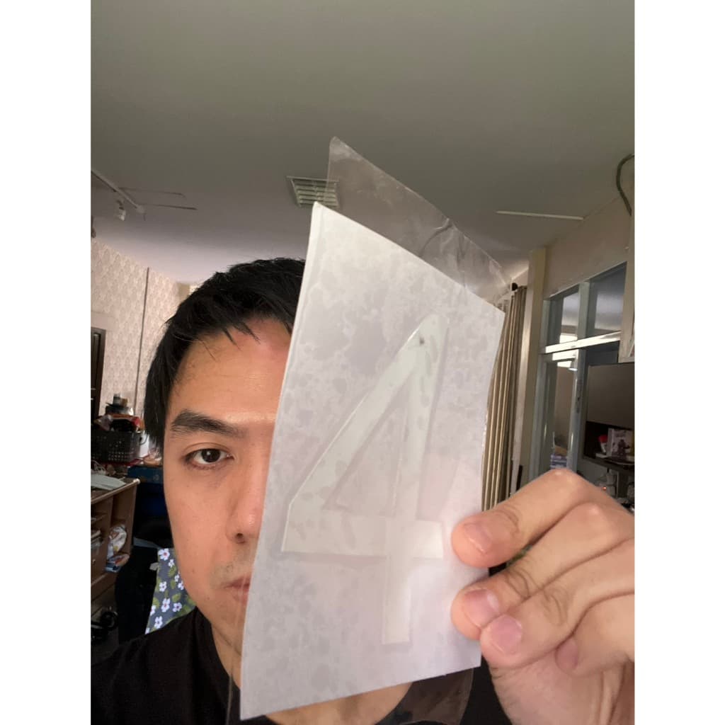 สติ๊กเกอร์ตัวเลข pvc ขนาดxl 9x14cm ออกใบกำกับภาษีได้ รูปที่ 5
