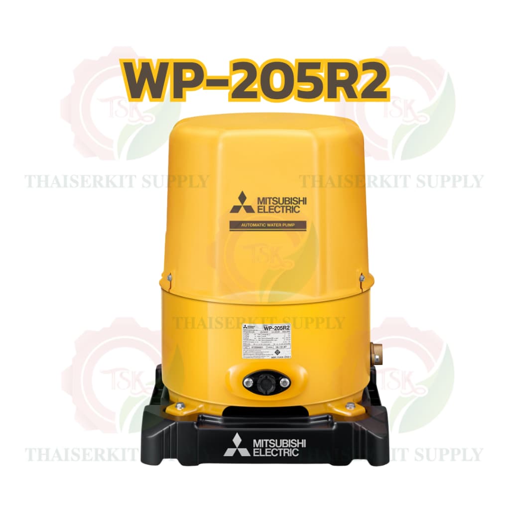 MITSUBISHI ปั๊มอัตโนมัติ รุ่น WP-85R2 / WP-105R2 / WP-155R2 / WP-205R2 / WP-255R2 / WP-305R2 ถังกลมสีเหลือง รูปที่ 7