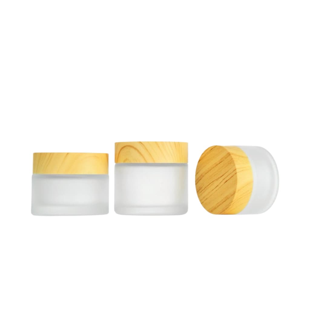 BKKPACK CG15 กระปุกครีมแก้ว 5G 10G 15G ฝาไม้ พร้อมแผ่นรอง เหมาะใส่ครีม DIY รูปที่ 5